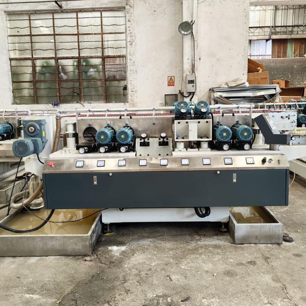 Voltage 380V/50Hz/3P Glass Double Edger Machine for Grinding and Polishing at 1