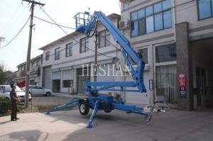 Wholesale Hered 20m Trailer Telescopic Articulated Cherry Picker Spider Lift Towable Bucket Lift from china suppliers