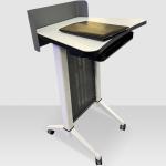 Eco-friendly Modern Design Mobile Classroom Lectern Stand for Church Speech
