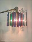 250*180MM Acrylic Beaded Pendant Shade DIY Chrome Plated For Frame