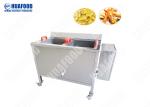 Broad Bean Snacks Frying Machine , Commerical Deep Fryer 2 Year Warranty
