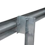 Highway Road Vehicle Barrier Galvanized Powder Coated Thrie Beam W Beam