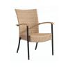 Buy cheap 90cm Height 63cm Length High Back Rattan Garden Chairs , Woven Garden Chairs UV from wholesalers