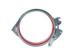 5 Inch Dust removal pipe , Heating system pipe connect Galvanized Pipe Clamp