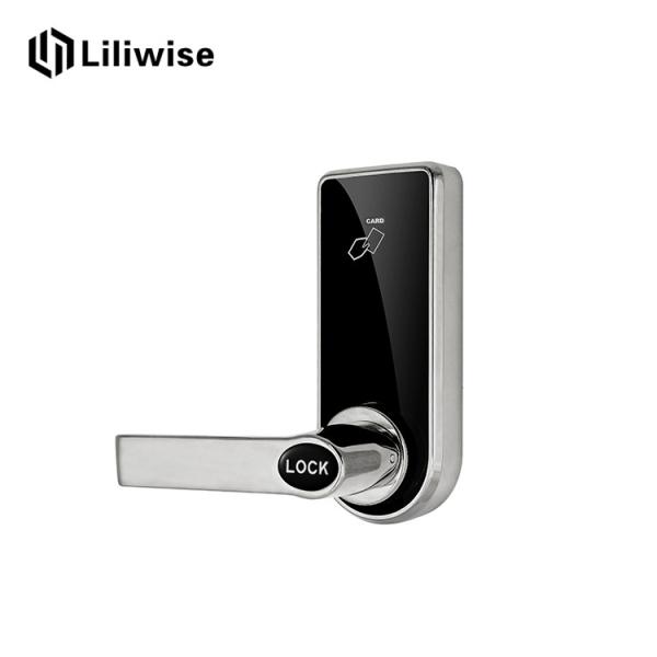 Morden Smart Key Card Door Lock Touch Screen Keypad 168 * 68 * 25 Mm For
