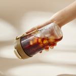 Summer New Design 330ml 480ml Plastic Multifunctional Portable Cold Brew Iced