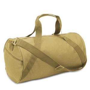 Wholesale Large Capacity 600D Polyester Gym Duffel Bag Brown For Men / Women 18W X 10H X 10D from china suppliers