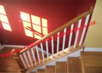 Modern 1000mm Stair Hand Railings , 3FT Wooden Handrails For Indoor Stairs