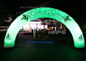 Wholesale Brand 7 * 4 M Night Events Arch Inflatable Event Structures Lighting Color Customized from china suppliers