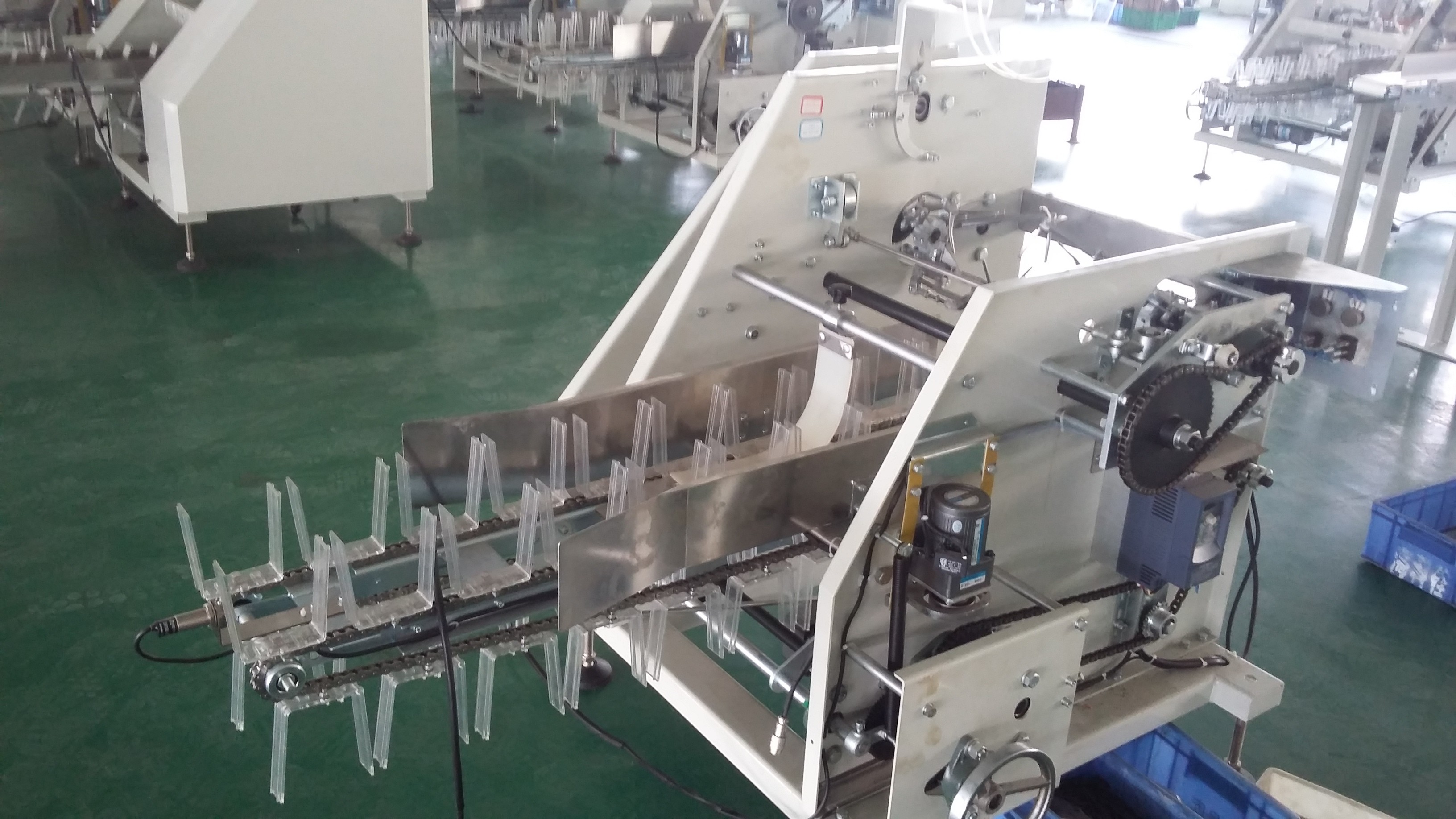 Full Automatic Eight Weighters Pasta Packaging Machine 200-260mm Noodle Length