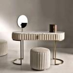 Nordic 30in Modern Dressing Tables Pine Modern Makeup Vanity Table