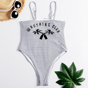 Wholesale Tiered Layer Tie a Knot Front Top With Low waist Bikini swimsuit high cut from china suppliers