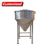 Food Grade Stainless Steel Maize Corn Grain Coffee Wheat Powder Tank Silo for