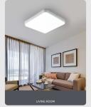 Living Room Square Indoor Solar Ceiling Lights 200w 6000K Surface Mounted