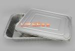 Barbecue 250ml Aluminium Foil Food Container With Clear Lids