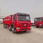 Good Performance HOWO 8X4 Cargo Truck with 6m Cargo Box Dimensions