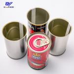 Silver 80g Tin Can Food Packaging Customized Tinplate Food Packaging