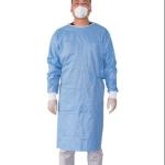 Breathable 40gsm PP CPE SMS Disposable Exam Gowns