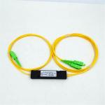 steel tube 1x2 plc splitter single mode splitter steel tube optic PLC fiber 1 x