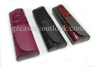 Wholesale slim hand made metal reading glasses cases with your original own logo from china suppliers