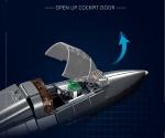 J35 Fighter Toy Airplane Military Building Blocks for Kids ABS Plastic Remote