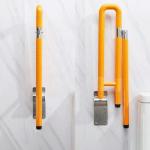 Stainless Steel Bathroom Safety Rails Folding Disabled High Strength