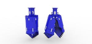 Wholesale Pile Machinery Drill Rig Bucket Teeth Two Flap 1200mm from china suppliers