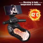 Male Masturbator Thrusting Telescopic for Men bluetooth connect phone control
