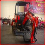 20kw Mini Rubber Tire Excavator High Configuration 3000kg Color Customized