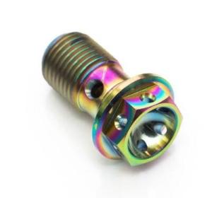 Wholesale Gr5 Single Banjo Titanium Bolt M10 X 1.0 Titanium Probolt Race Motorcycle Parts from china suppliers