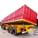 3-Axles Tipping Coal Mine Transportation SemiTrailer Engineered For Efficient