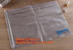 Clear PVC TPU Cosmetic Bag Rainbow Color Transparent Plactic Material Zipper