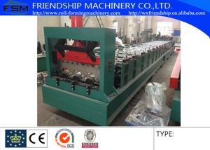 Wholesale 1.2-2.0mm Thickness Galvanized Steel Metal Deck Roll Forming Machine With 900mm Width 3Phase from china suppliers