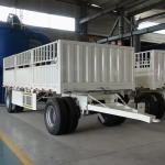 CIMC 1/ 2 Axle High Tense Steel 6.5-9.5m Length Load Capacity 20-30 Tons Flatbed