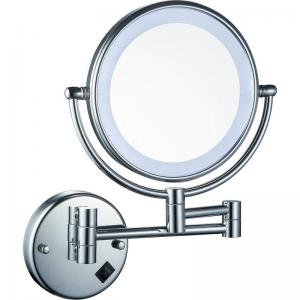 Wholesale LED Hotel Magnifying Mirror Hotel Amenities Supplies Wall Mounted Makeup Mirror from china suppliers