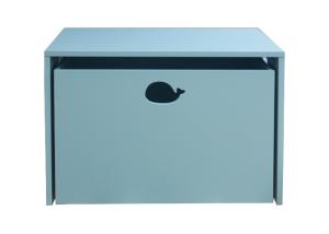 Wholesale Blue MDF BSCI D40CM Kid Toy Storage Organizer from china suppliers