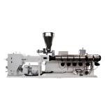 Delta HYPS125/28 Parallel Twin Screw Extruder For PVC Conduit Drainage Sewage