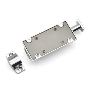 Wholesale Zinc Alloy Button Spring Latch Lock 83.5x30.6mm , Lockable Slide Bolt Latch For Guard Against Theft from china suppliers