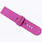 24mm Canvas Strap Watch Band , Cloth loops Rose Red Watch Band