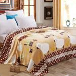 Portable Printed Flannel Blanket Super Soft Easy Washing