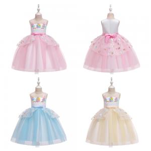 Wholesale Champagne Baby Elegant Embroidery Baby Princess Dresses Wedding Party from china suppliers
