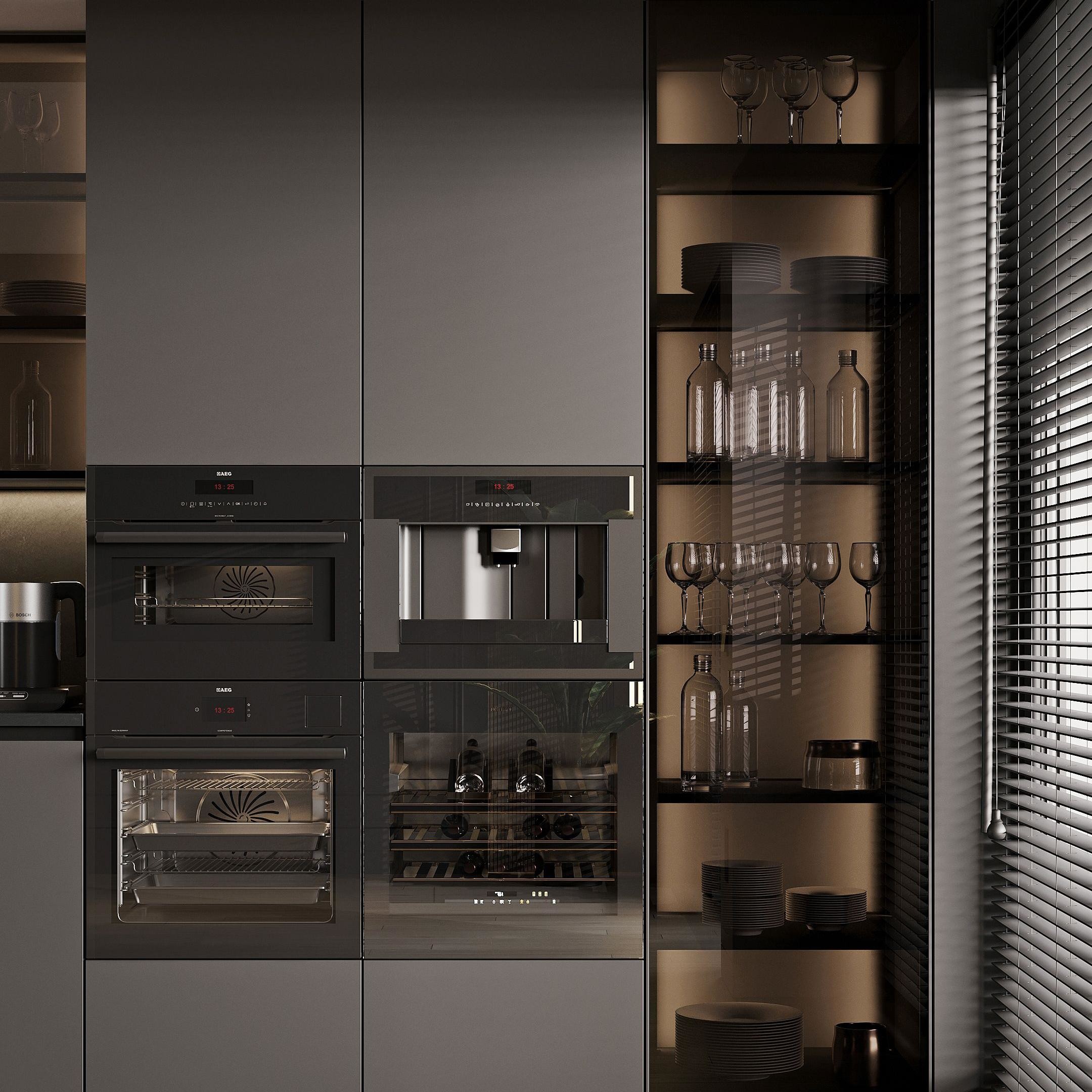 Wood Lacquer Kitchen Cabinet Modern Design Kitchen Cabinets For House