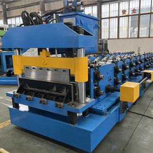 Wholesale Post Cutting Standing Seam Roll Forming Machine 15 Stations With Rib Rollers from china suppliers