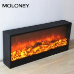 Single Color Artificial Charcoal Flame Electric Fireplace Remote Control