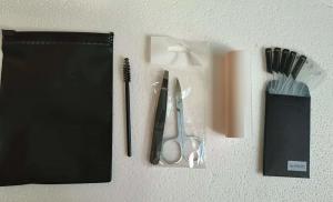 Wholesale Custom Logo Eyebrow Stamp Stencil Kit With Tweezers from china suppliers