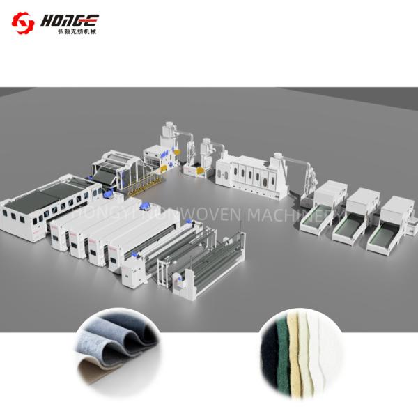 2025 High Quality Needle Punching Felt Machine Non Woven Fabric for Geotextile