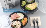 Food Grade Plastic Sushi Tray Set Full Printed Sushi Trays With Lids Customize