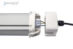 60W 5 Feet Aluminium Alloy PC Led Tri Proof Light Low Light Decay Water Prevent