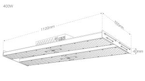 Wholesale Greenhouse Hydroponic 4ft Samsung Lm301h LED Grow Light Bar 1040 Umol/S from china suppliers