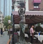 Outdoor garden beautiful grace girl bronze sculpture ,customized bronze statues,